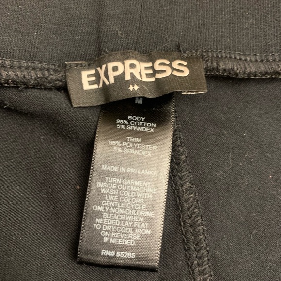 Faux Leather Front Leggings - Picture 6 of 6